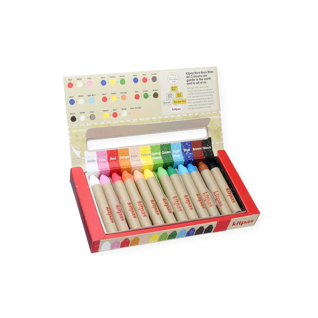 Rice Bran Wax Art Crayons