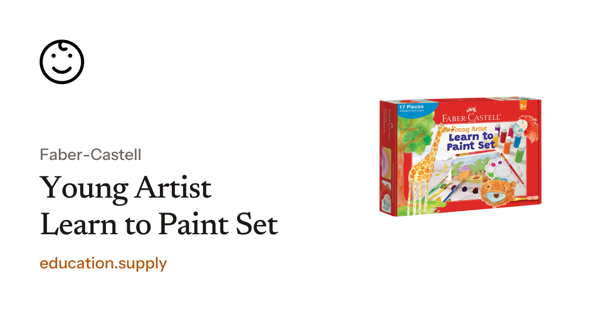 Young Artist Learn to Paint Set | Education Supply