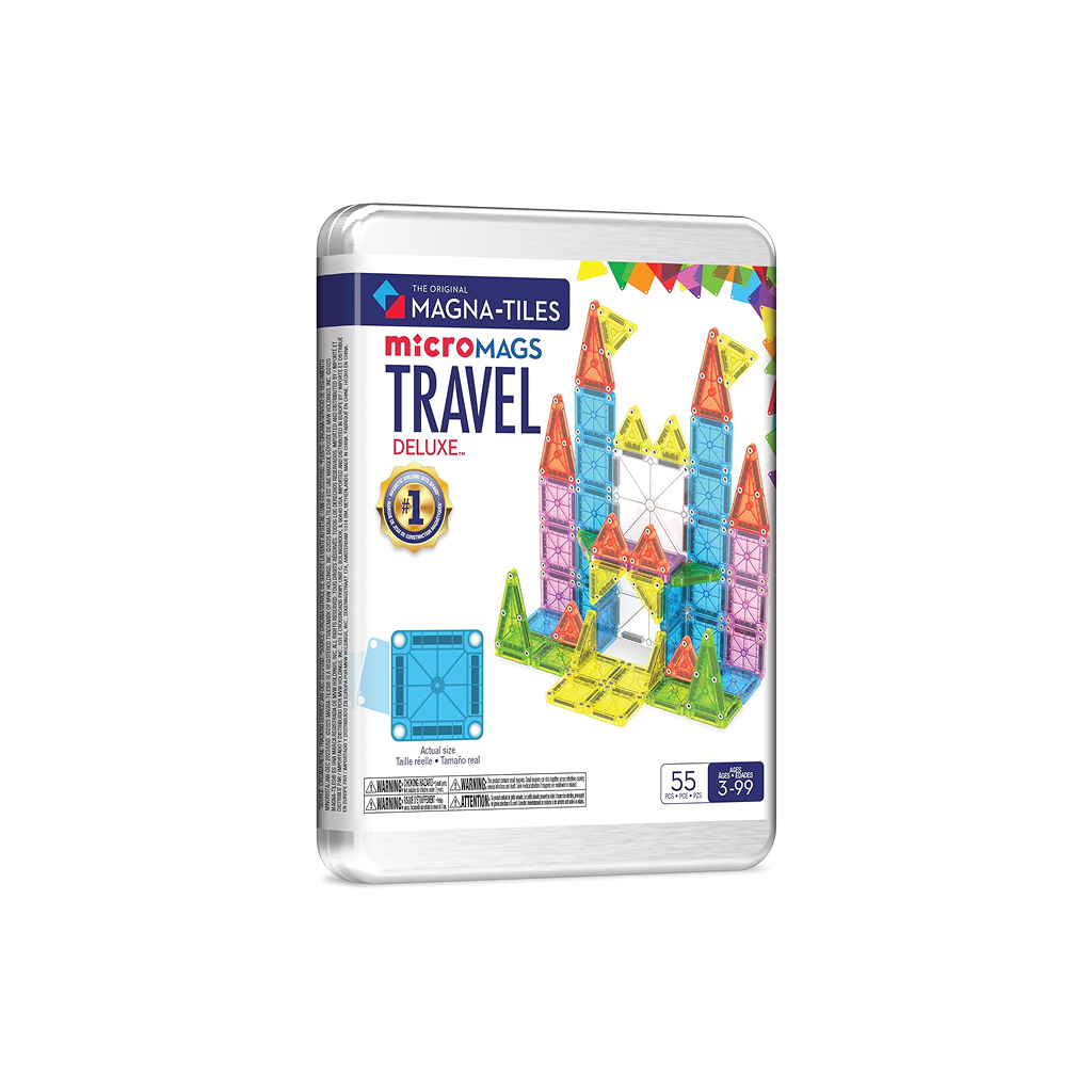MAGNA-TILES Travel Set Deluxe (55-Piece)